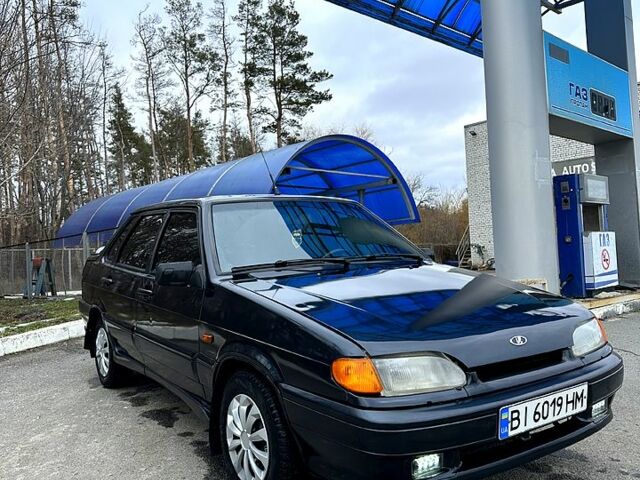 Чорний ВАЗ 2115 Самара, об'ємом двигуна 1.6 л та пробігом 207 тис. км за 1650 $, фото 1 на Automoto.ua