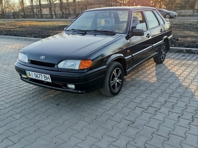 Чорний ВАЗ 2115 Самара, об'ємом двигуна 1.5 л та пробігом 160 тис. км за 2200 $, фото 1 на Automoto.ua
