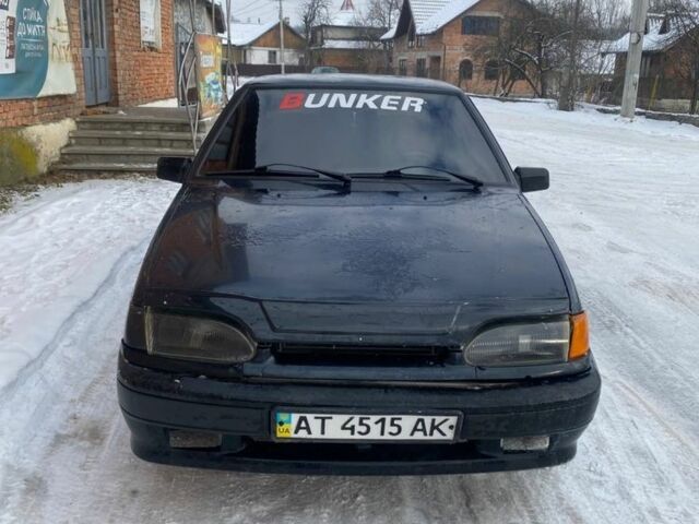 Черный ВАЗ 2115 Самара, объемом двигателя 1.6 л и пробегом 220 тыс. км за 1500 $, фото 1 на Automoto.ua