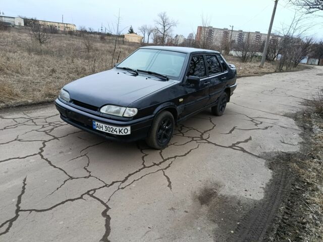 Черный ВАЗ 2115 Самара, объемом двигателя 1.6 л и пробегом 250 тыс. км за 1106 $, фото 1 на Automoto.ua