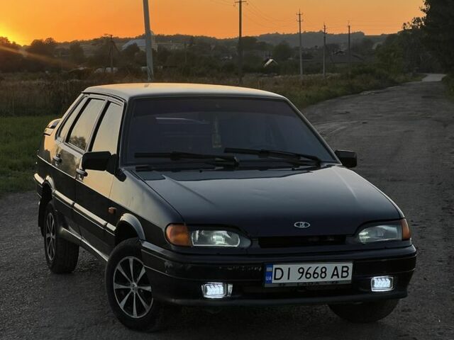 Черный ВАЗ 2115 Самара, объемом двигателя 1.6 л и пробегом 204 тыс. км за 1900 $, фото 1 на Automoto.ua