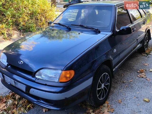 Черный ВАЗ 2115 Самара, объемом двигателя 1.6 л и пробегом 158 тыс. км за 2700 $, фото 1 на Automoto.ua