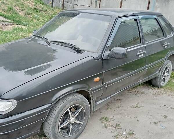 Чорний ВАЗ 2115 Самара, об'ємом двигуна 1.6 л та пробігом 195 тис. км за 2100 $, фото 1 на Automoto.ua