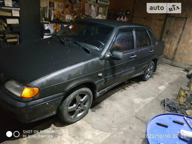 Чорний ВАЗ 2115 Самара, об'ємом двигуна 1.6 л та пробігом 33 тис. км за 2100 $, фото 1 на Automoto.ua