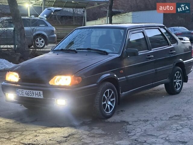 Черный ВАЗ 2115 Самара, объемом двигателя 1.6 л и пробегом 79 тыс. км за 2300 $, фото 1 на Automoto.ua