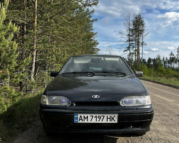 Черный ВАЗ 2115 Самара, объемом двигателя 1.6 л и пробегом 150 тыс. км за 2000 $, фото 1 на Automoto.ua