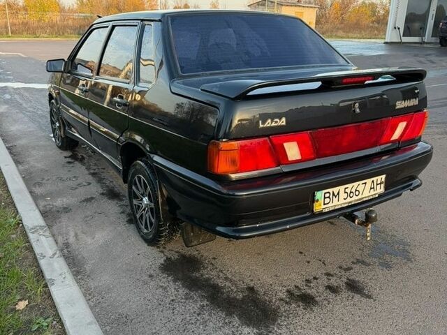 Чорний ВАЗ 2115 Самара, об'ємом двигуна 1.6 л та пробігом 180 тис. км за 1900 $, фото 1 на Automoto.ua