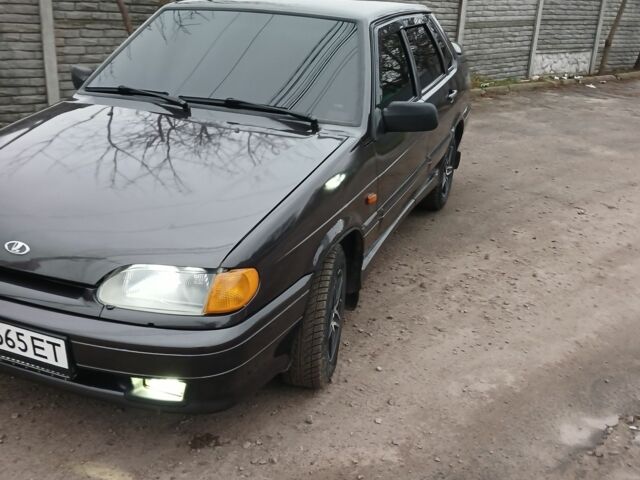 Чорний ВАЗ 2115 Самара, об'ємом двигуна 1.6 л та пробігом 45 тис. км за 2500 $, фото 1 на Automoto.ua