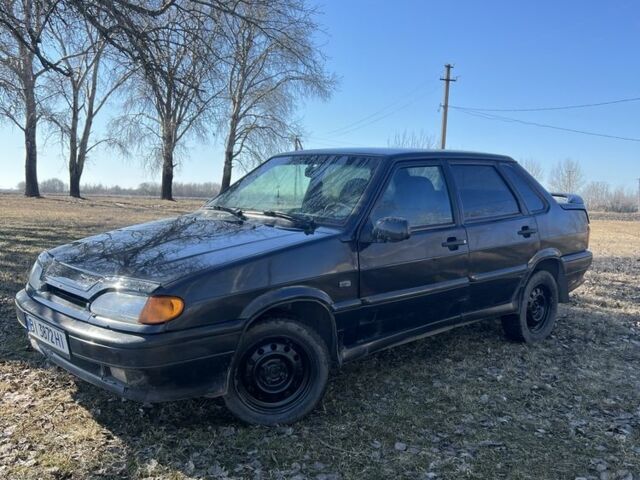 Чорний ВАЗ 2115 Самара, об'ємом двигуна 1.6 л та пробігом 250 тис. км за 1138 $, фото 1 на Automoto.ua