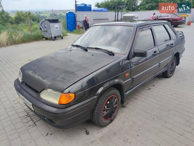 Черный ВАЗ 2115 Самара, объемом двигателя 1.6 л и пробегом 85 тыс. км за 2350 $, фото 1 на Automoto.ua