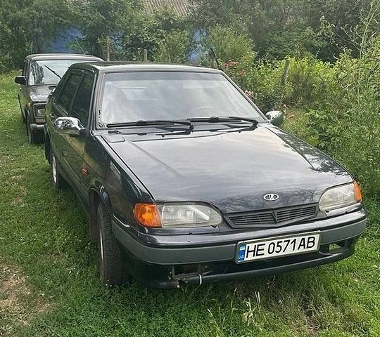 Черный ВАЗ 2115 Самара, объемом двигателя 1.5 л и пробегом 192 тыс. км за 1650 $, фото 1 на Automoto.ua