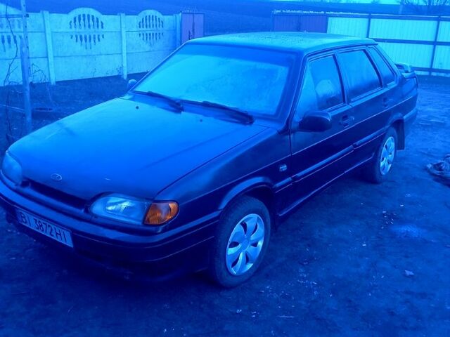 Чорний ВАЗ 2115 Самара, об'ємом двигуна 1.6 л та пробігом 250 тис. км за 1350 $, фото 1 на Automoto.ua