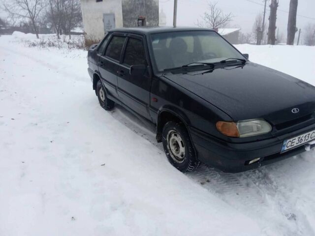 Чорний ВАЗ 2115 Самара, об'ємом двигуна 1.6 л та пробігом 139 тис. км за 1500 $, фото 1 на Automoto.ua