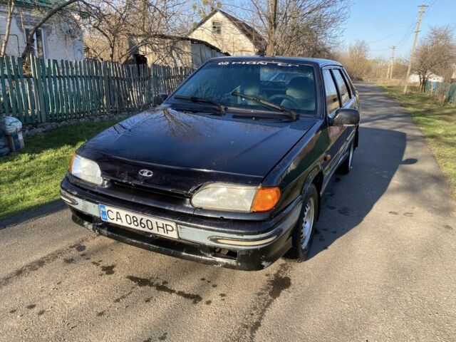 Чорний ВАЗ 2115 Самара, об'ємом двигуна 1.5 л та пробігом 165 тис. км за 1450 $, фото 1 на Automoto.ua