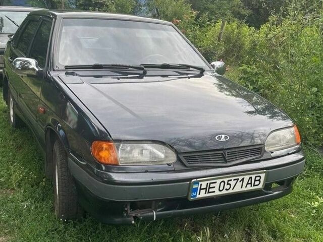 Чорний ВАЗ 2115 Самара, об'ємом двигуна 1.5 л та пробігом 192 тис. км за 1593 $, фото 1 на Automoto.ua