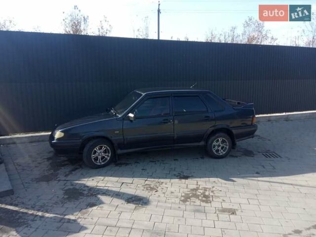 Черный ВАЗ 2115 Самара, объемом двигателя 1.5 л и пробегом 193 тыс. км за 2000 $, фото 1 на Automoto.ua