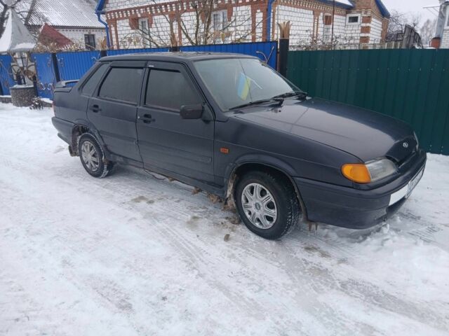 Черный ВАЗ 2115 Самара, объемом двигателя 1.6 л и пробегом 230 тыс. км за 1500 $, фото 1 на Automoto.ua