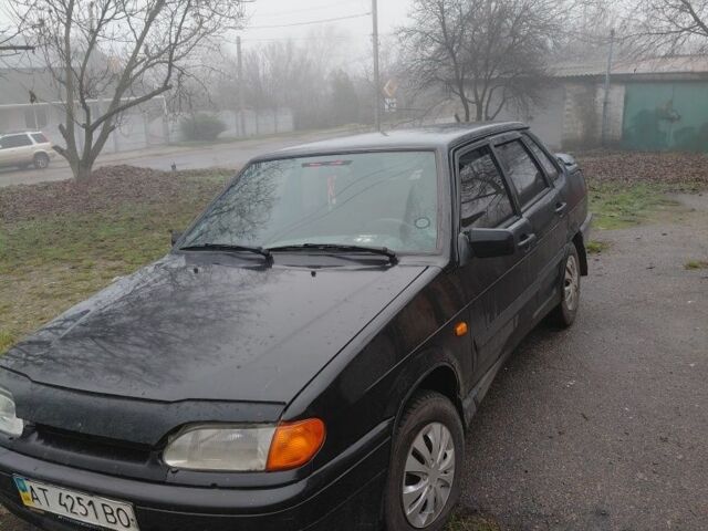 Черный ВАЗ 2115 Самара, объемом двигателя 1.6 л и пробегом 350 тыс. км за 1382 $, фото 1 на Automoto.ua