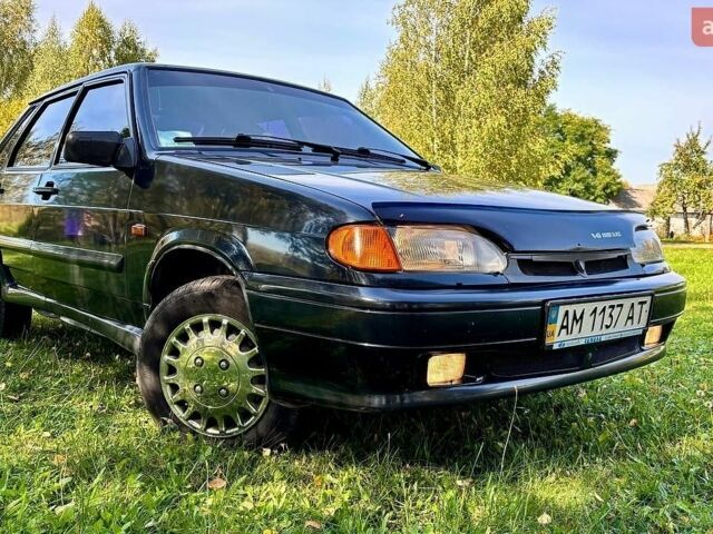 Чорний ВАЗ 2115 Самара, об'ємом двигуна 1.6 л та пробігом 133 тис. км за 2600 $, фото 1 на Automoto.ua