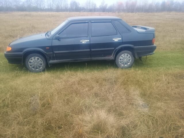 Черный ВАЗ 2115 Самара, объемом двигателя 1.6 л и пробегом 187 тыс. км за 1500 $, фото 1 на Automoto.ua