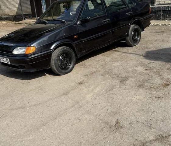 Черный ВАЗ 2115 Самара, объемом двигателя 1.6 л и пробегом 200 тыс. км за 1650 $, фото 1 на Automoto.ua