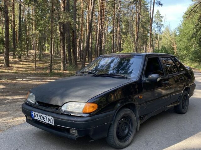 Черный ВАЗ 2115 Самара, объемом двигателя 1.6 л и пробегом 100 тыс. км за 1000 $, фото 1 на Automoto.ua