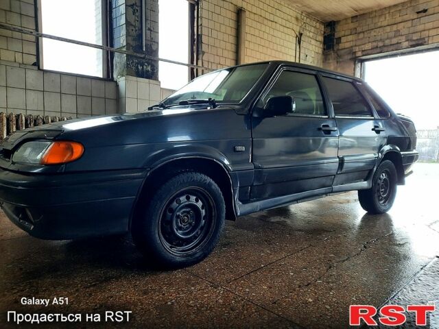 Черный ВАЗ 2115 Самара, объемом двигателя 1.6 л и пробегом 272 тыс. км за 1099 $, фото 1 на Automoto.ua