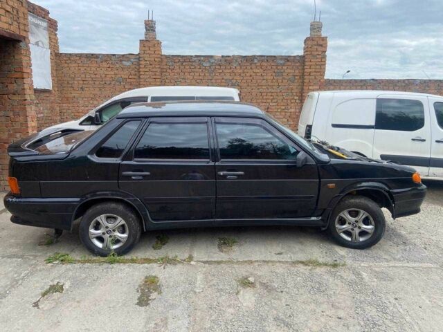 Чорний ВАЗ 2115 Самара, об'ємом двигуна 1.6 л та пробігом 155 тис. км за 850 $, фото 1 на Automoto.ua