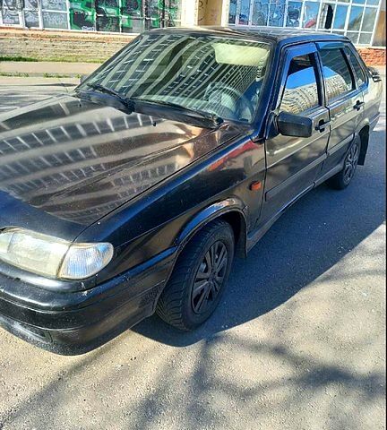 Чорний ВАЗ 2115 Самара, об'ємом двигуна 1.6 л та пробігом 220 тис. км за 1350 $, фото 1 на Automoto.ua