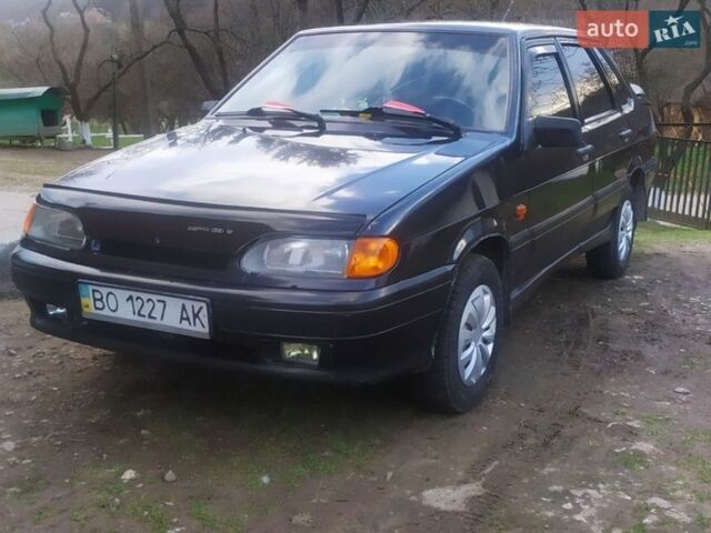 Чорний ВАЗ 2115 Самара, об'ємом двигуна 1.6 л та пробігом 300 тис. км за 1999 $, фото 1 на Automoto.ua