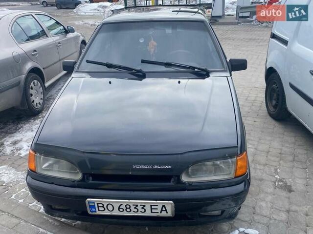 Черный ВАЗ 2115 Самара, объемом двигателя 1.6 л и пробегом 224 тыс. км за 2100 $, фото 1 на Automoto.ua