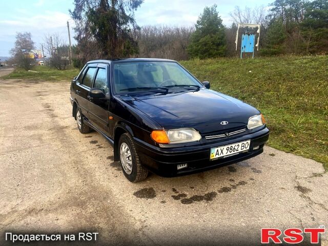 Чорний ВАЗ 2115 Самара, об'ємом двигуна 1.6 л та пробігом 138 тис. км за 2500 $, фото 1 на Automoto.ua