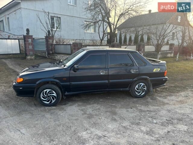Чорний ВАЗ 2115 Самара, об'ємом двигуна 1.6 л та пробігом 188 тис. км за 2200 $, фото 1 на Automoto.ua