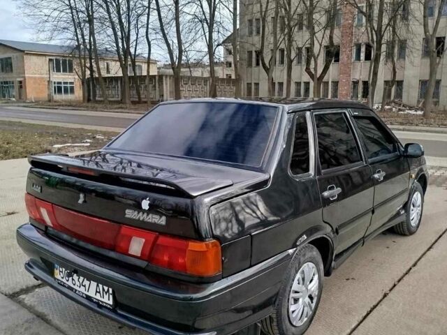 Чорний ВАЗ 2115 Самара, об'ємом двигуна 1.6 л та пробігом 92 тис. км за 1950 $, фото 1 на Automoto.ua