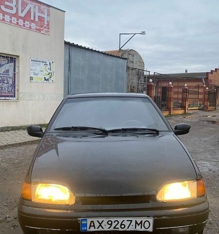 Черный ВАЗ 2115 Самара, объемом двигателя 1.6 л и пробегом 184 тыс. км за 1450 $, фото 1 на Automoto.ua