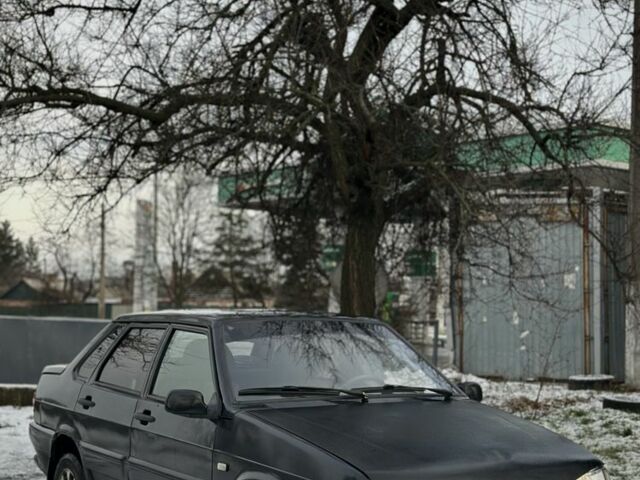 Чорний ВАЗ 2115 Самара, об'ємом двигуна 1.6 л та пробігом 220 тис. км за 1550 $, фото 1 на Automoto.ua