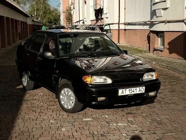 Черный ВАЗ 2115 Самара, объемом двигателя 1.6 л и пробегом 320 тыс. км за 1100 $, фото 1 на Automoto.ua
