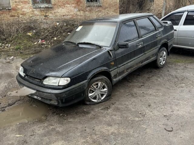 Черный ВАЗ 2115 Самара, объемом двигателя 1.5 л и пробегом 150 тыс. км за 300 $, фото 1 на Automoto.ua