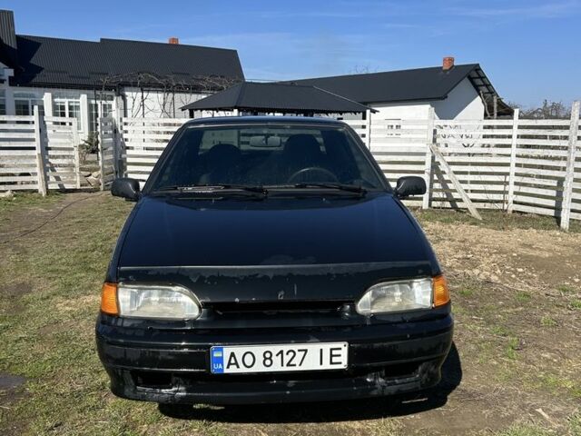 Черный ВАЗ 2115 Самара, объемом двигателя 1.6 л и пробегом 210 тыс. км за 1600 $, фото 1 на Automoto.ua