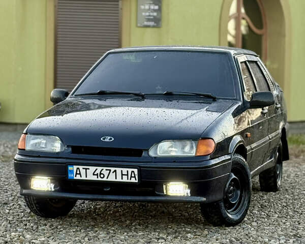 Черный ВАЗ 2115 Самара, объемом двигателя 1.6 л и пробегом 230 тыс. км за 1199 $, фото 1 на Automoto.ua