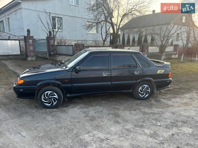 Чорний ВАЗ 2115 Самара, об'ємом двигуна 1.6 л та пробігом 188 тис. км за 2200 $, фото 1 на Automoto.ua