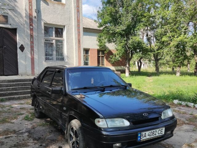 Черный ВАЗ 2115 Самара, объемом двигателя 1.6 л и пробегом 192 тыс. км за 1504 $, фото 1 на Automoto.ua