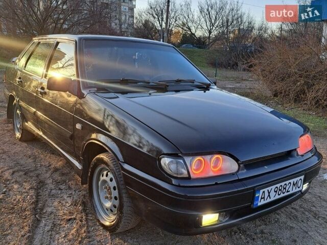Чорний ВАЗ 2115 Самара, об'ємом двигуна 1.6 л та пробігом 260 тис. км за 2100 $, фото 1 на Automoto.ua