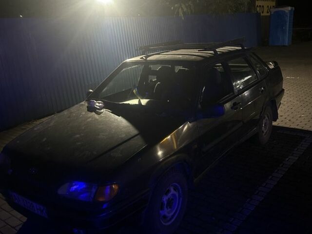 Чорний ВАЗ 2115 Самара, об'ємом двигуна 1.6 л та пробігом 193 тис. км за 800 $, фото 1 на Automoto.ua