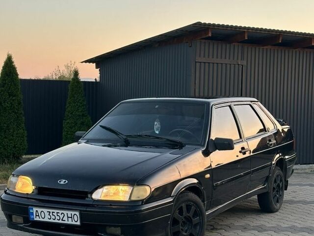 Чорний ВАЗ 2115 Самара, об'ємом двигуна 1.6 л та пробігом 190 тис. км за 1200 $, фото 1 на Automoto.ua