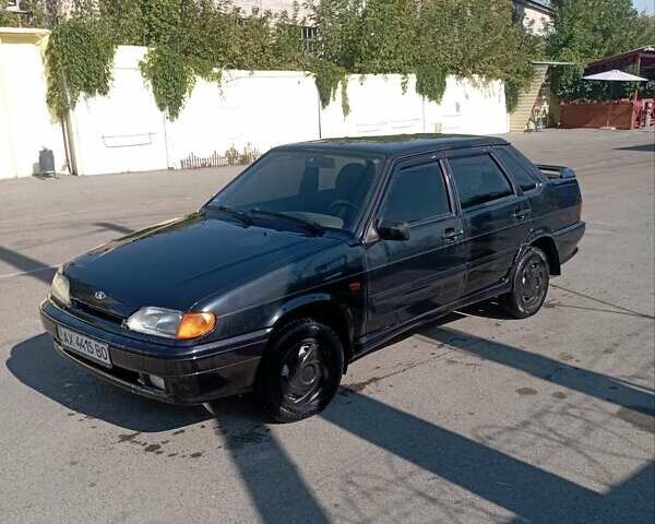 Чорний ВАЗ 2115 Самара, об'ємом двигуна 1.6 л та пробігом 122 тис. км за 2100 $, фото 1 на Automoto.ua