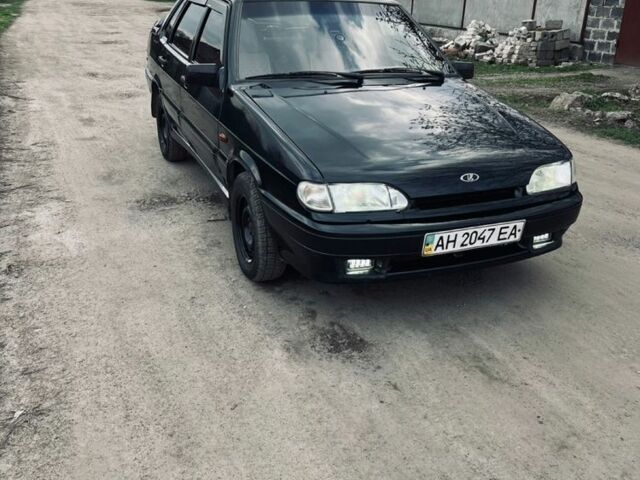 Черный ВАЗ 2115 Самара, объемом двигателя 1.6 л и пробегом 85 тыс. км за 1851 $, фото 1 на Automoto.ua