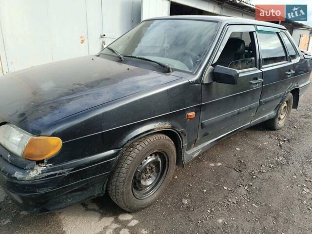 Чорний ВАЗ 2115 Самара, об'ємом двигуна 1.6 л та пробігом 200 тис. км за 1500 $, фото 1 на Automoto.ua