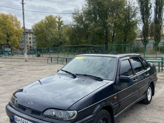 Чорний ВАЗ 2115 Самара, об'ємом двигуна 1.6 л та пробігом 200 тис. км за 1600 $, фото 1 на Automoto.ua