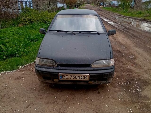Черный ВАЗ 2115 Самара, объемом двигателя 1.6 л и пробегом 150 тыс. км за 1350 $, фото 1 на Automoto.ua